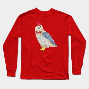 Hipster  bird Rough-legged Buzzard Long Sleeve T-Shirt